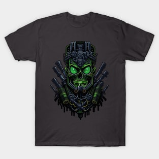 Cyborg Heads S02 D34 T-Shirt